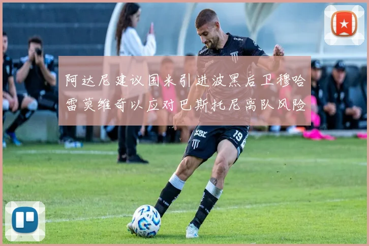 阿达尼建议国米引进波黑后卫穆哈雷莫维奇以应对巴斯托尼离队风险