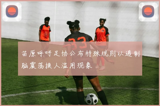 苗原呼吁足协公布特殊规则以遏制脑震荡换人滥用现象